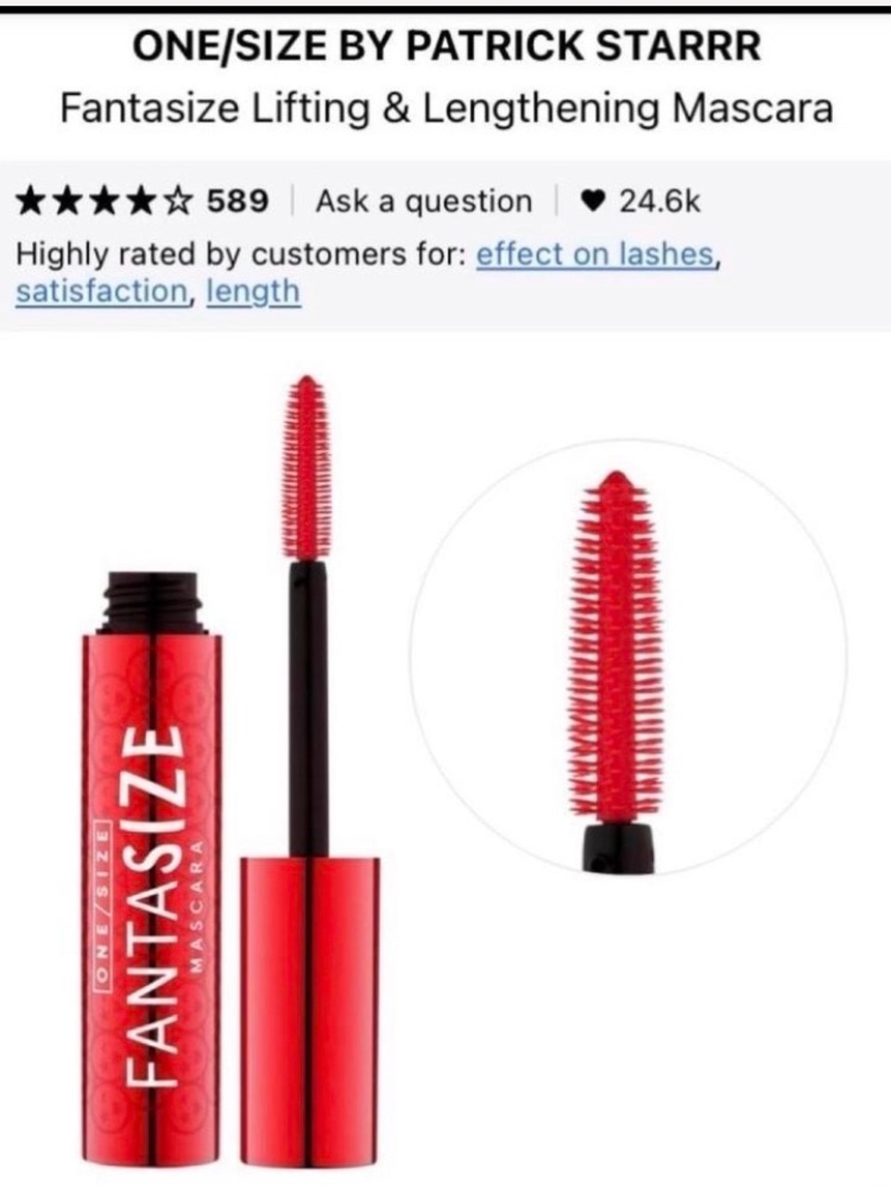 NWT ONE/SIZE  (One Size) “Fantasize” Mascara